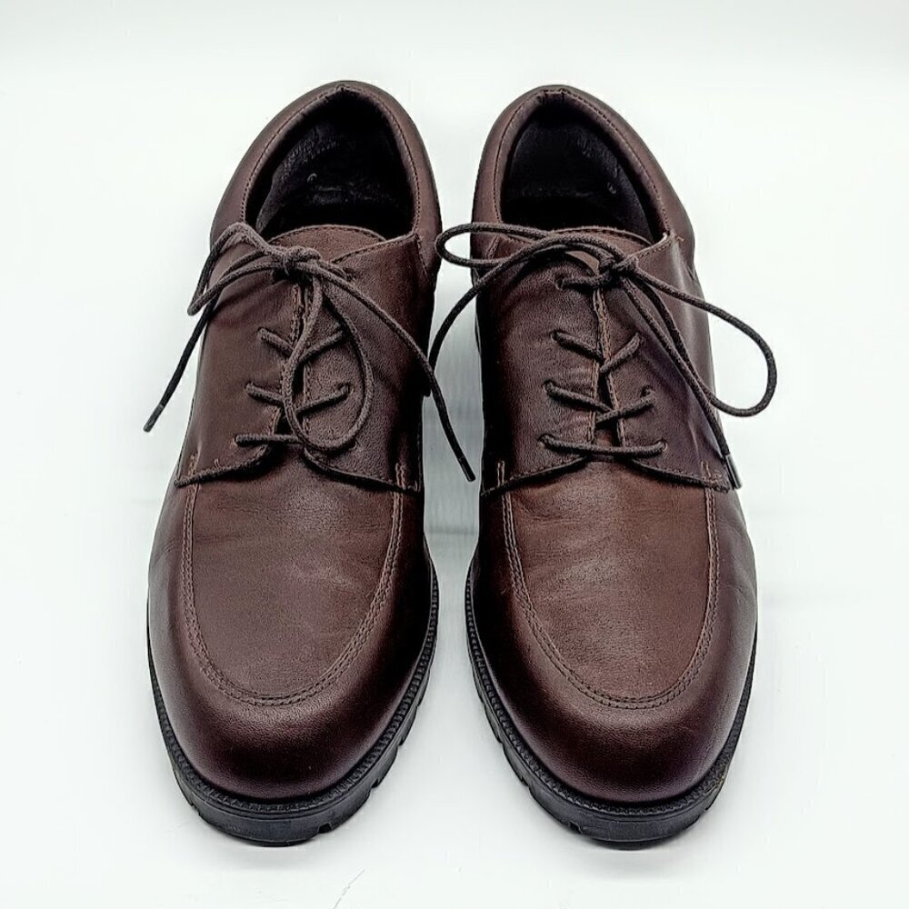Bandolino Chocolate Brown Leather Lace-Up Shoes 8M